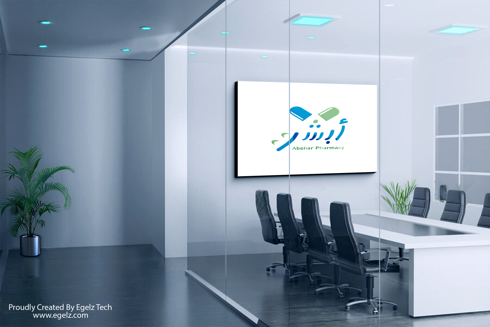 Free Professional Office Logo Mockup
